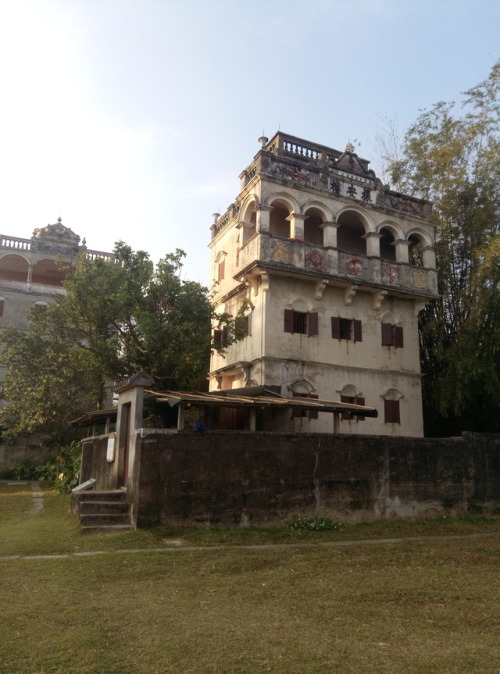 A watchtower building near Kaiping, Guangdong