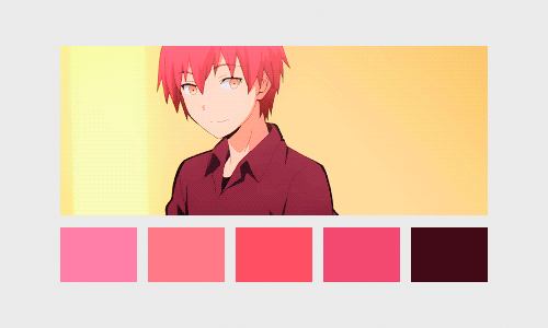 ansatsuclassroom: Assassination Classroom Color Palettes → RGB/CMYK 