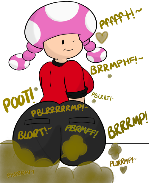 Toadette Farting Eggy Pants Pooping Poots by yellowwood578