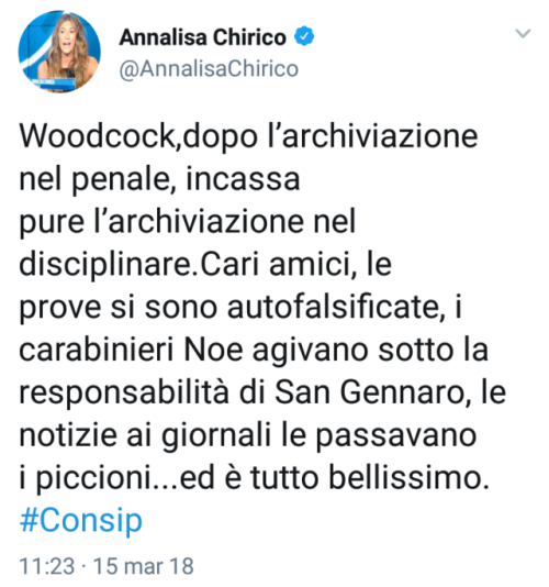 falcemartello: —– Altro magistrato altra storia penosa.. ;-) Falliti tutti i tentativi per far semb