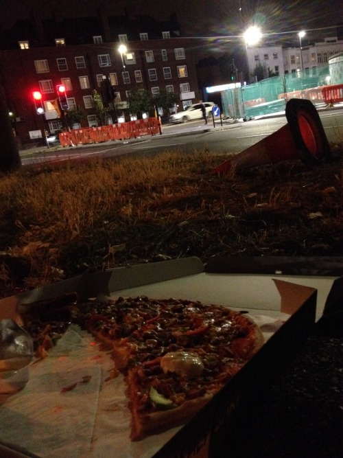 Pizza in the middle of London