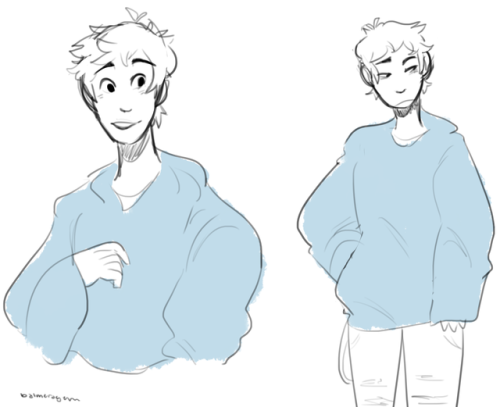 balmeragem:blue boy inna big sweater……comf