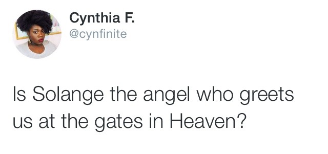 foreverpruned:  cynfinitebeyond:  Nah.She’s God.  I am here! 