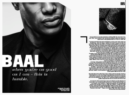 grootiepie:the wicked & the divine editorials ( three / ∞ ) - b a a l