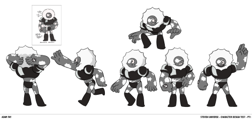 chromarrays:  Snowflake Obsidian’s Model Sheet was accidentally revealed!!! The colored version is mine, based on her palette in CYM (and some suppositions). The original is taken from Adam Fay (Character Designer)’s page. This is his page, and THIS