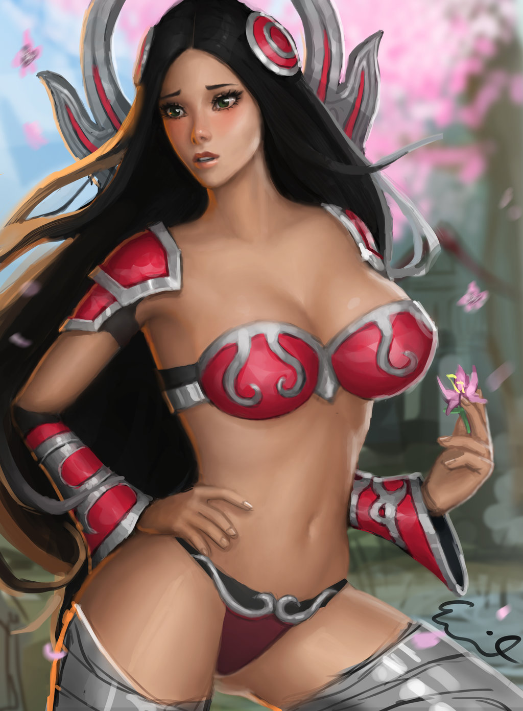 league-of-legends-sexy-girls:  Irelia LoL - NSFW available by Geleebroetchen  