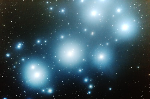photos-of-space:My first attempt at the Pleiades
