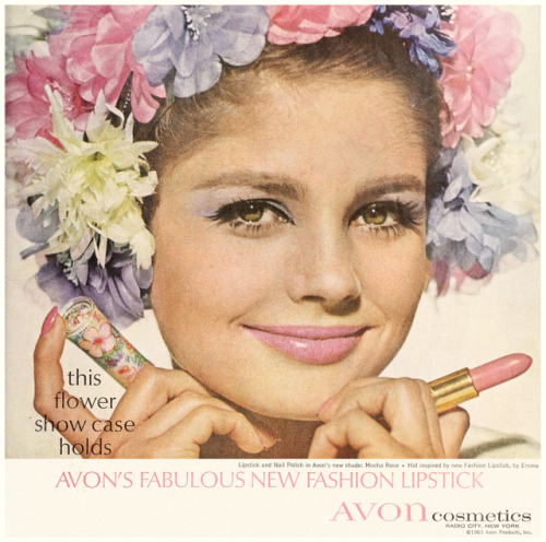 Fabulous New ‘Fashion Lipstick’…   Avon Cosmetics, 1963