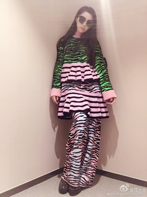 fyfanbingbing: Fan BingBing in KENZO x H&amp;M