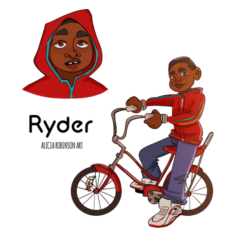 My take on the Little Red Riding Hood story told through a 10 year old boy living in 80′s Quee