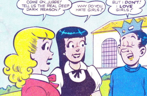 From Tie Scorn, Archie&rsquo;s Girls Betty and Veronica #32 (1957).