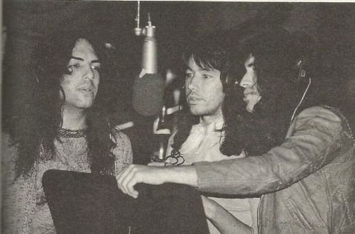KISS First album recording session.