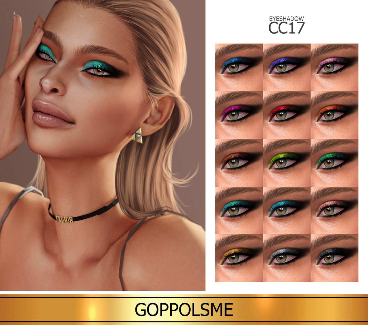 Goppols Me Gpme Gold Eyeshadow Cc 17 Download At Goppolsme