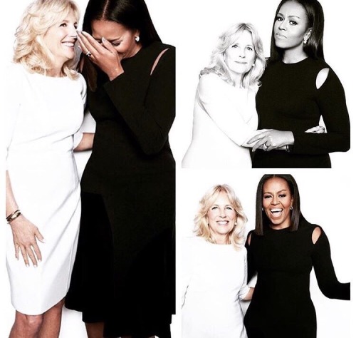 First Lady Michelle Obama and Captain of the Vice Squad, Dr. Jill Biden.