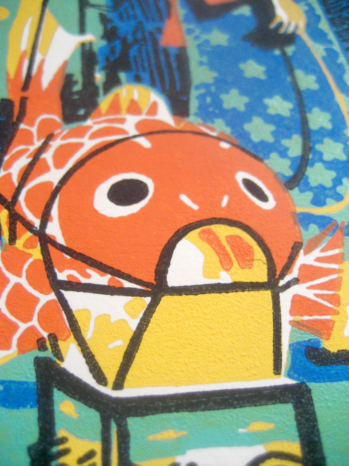 atelier-sento: The Fish Lantern - new handprinted linocuts in stock on our Etsy shop!The 1000 Lights