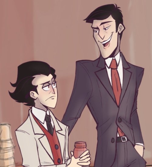 an au where theyre both college professors and wilson just wants to drink his dang coffee in peace l