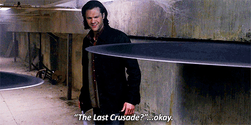 lucifersaam:  Sammy being confused by Metatron’s lame jokes. 
