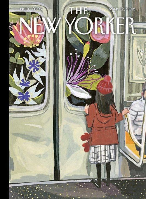 newyorker: This week’s cover: Jenny Kroik’s “Next Stop: Spring”