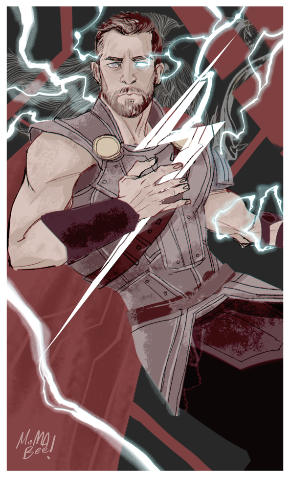 edie-bee:Making some Thor postcard, have so much fun drawing them:)))Will print them