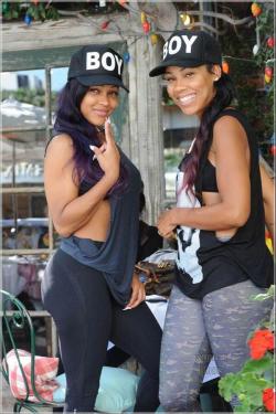 jaiking:  r-re:  Meagan Good and her sister