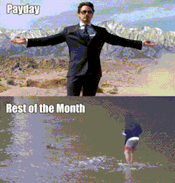 srsfunny:  Payday Vs. The Other Days