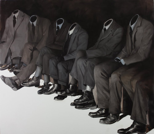 thunderstruck9: Mircea Suciu (Romanian, b. 1978), Wise Guys, 2011. Oil on canvas, 130 x 150 cm. via redlipstickresurrected 