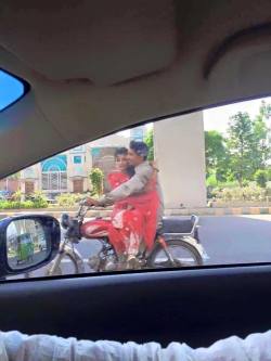 surbeat:  This picture last week went viral on Internet in pakistan. Something which is very uncommon in our part of the world,where public display of affection is considered a taboo and is restricted. Many People joined the bandwagon and kept on trolling