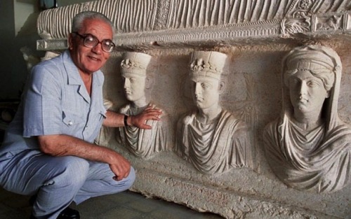 qrsyria: Remembering Khaled al-Asaad today, the heroic archaeologist who died defending Palmyra from