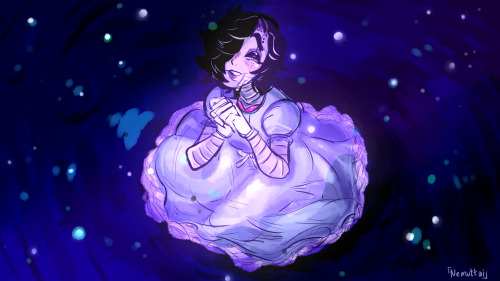 nemuttai:  Here’s the pic i drew for the cover I did of “Oh! One True Love!”Which you can hear here!! 