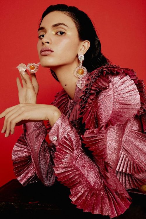 midnight-charm:  Aira Ferreira photographed by Rafael Pavarotti for Harper’s Bazaar Brazil May 2017