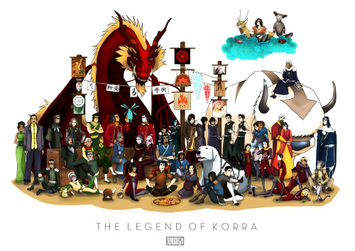 kaiayame:  Goodbye, Korra  Happy holidays, elventhespian. Your secretavatar request was broad enough that I turned it into my farewell piece for Korra. Much love and thanks to you, and everyone, for being a part of this amazing ride. high quality version