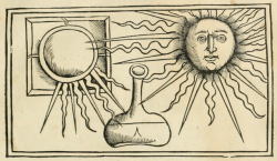 nemfrog:Alchemy. Coelvm philosophorvm, sev, De secretis naturae liber. 1528. Title page illustration. 