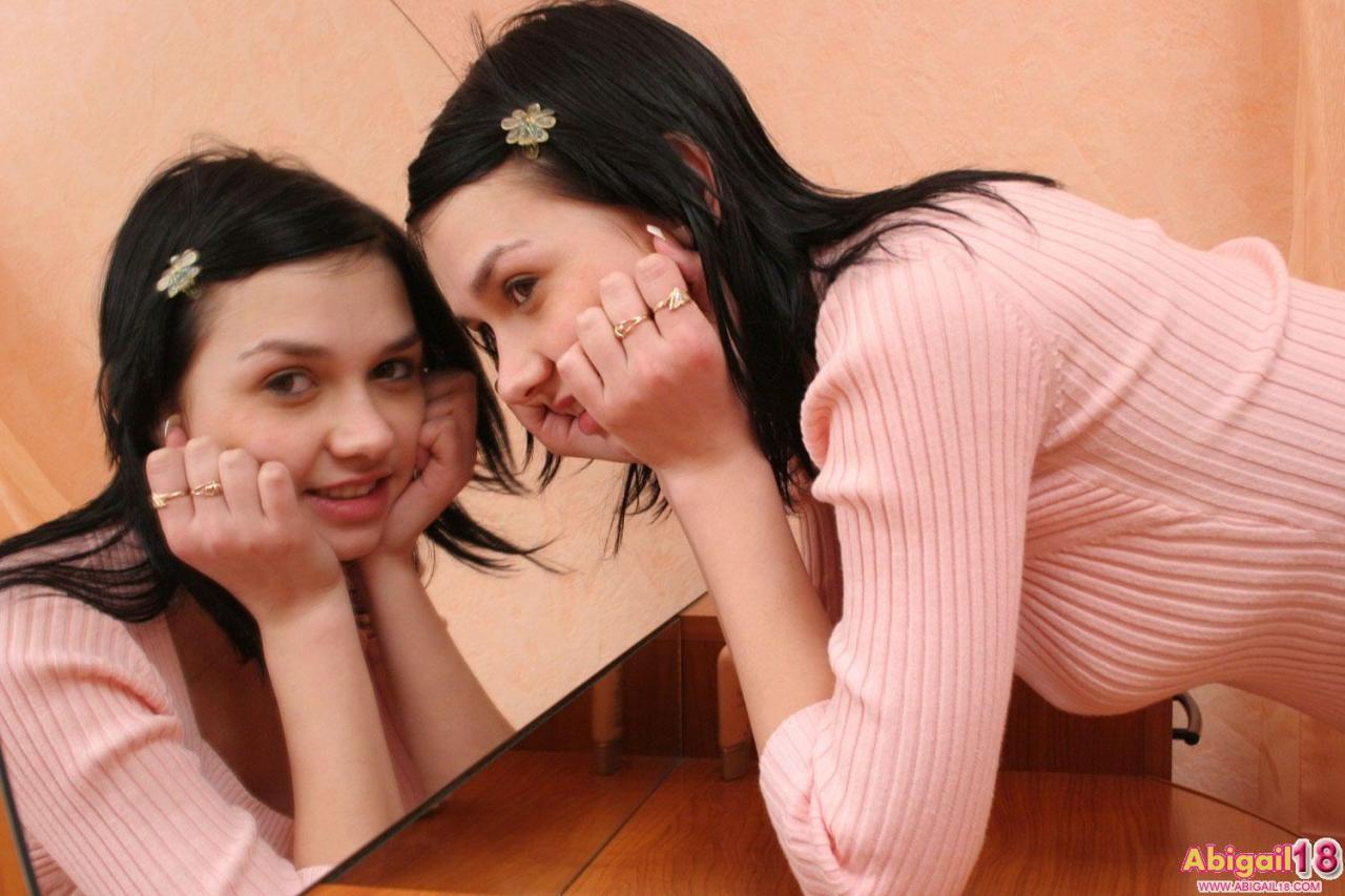 theteeniemaster:  Abigail 18 :) Provided by your friendly porn neighbor TM «new