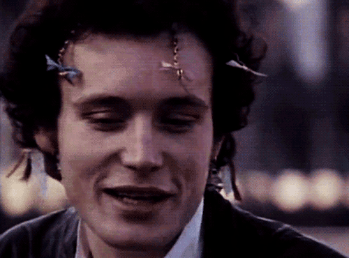 drowningparty:Adam Ant learns that his newest album, Prince Charming, has reached the top of the cha