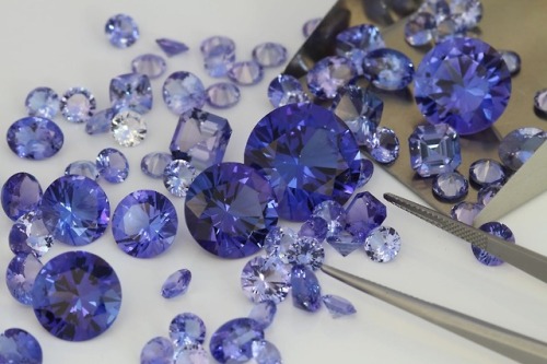 Loose Tanzanite Gemstones via miningne.ws