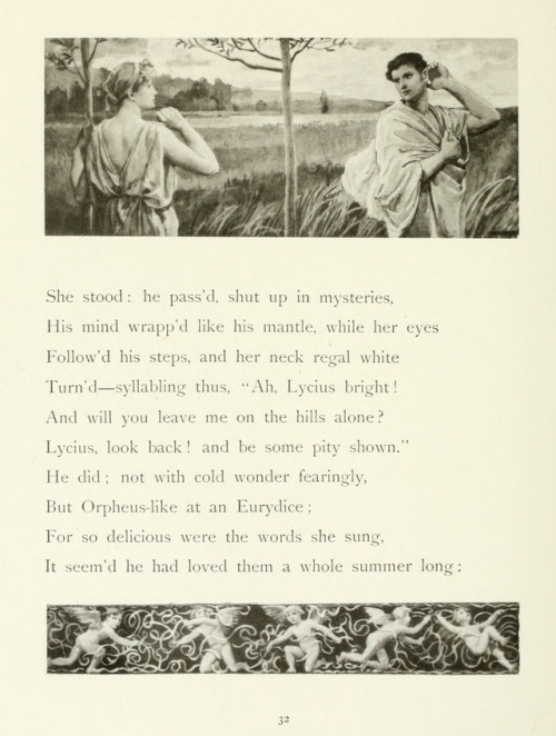 ccadrarebooks:In our collection we have a late 19th century (1885) version of John Keats’ poem, Lami