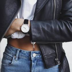 thestylexplorer:  Black Oblique Zipper PU Moto Jacket &gt;&gt; 