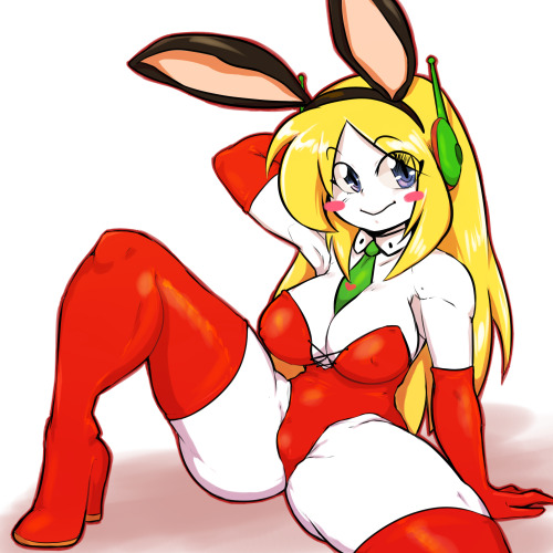 kirbyartstuff:Curly bunny< |D’‘‘‘‘