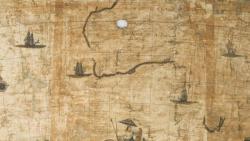 mapsontheweb:  Rare 17th-Century wall map