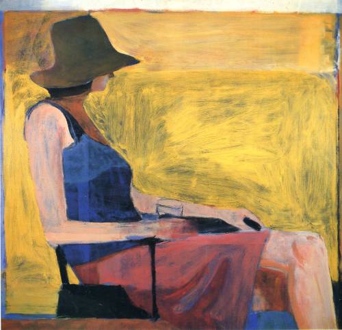 loverofbeauty:  Richard Diebenkorn:  Seated Woman  (1966)