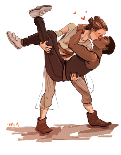 fanruodan:  i love finn and rey so much i