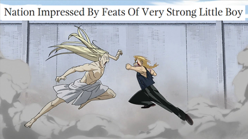 selimbradly: fma + the onion headlines