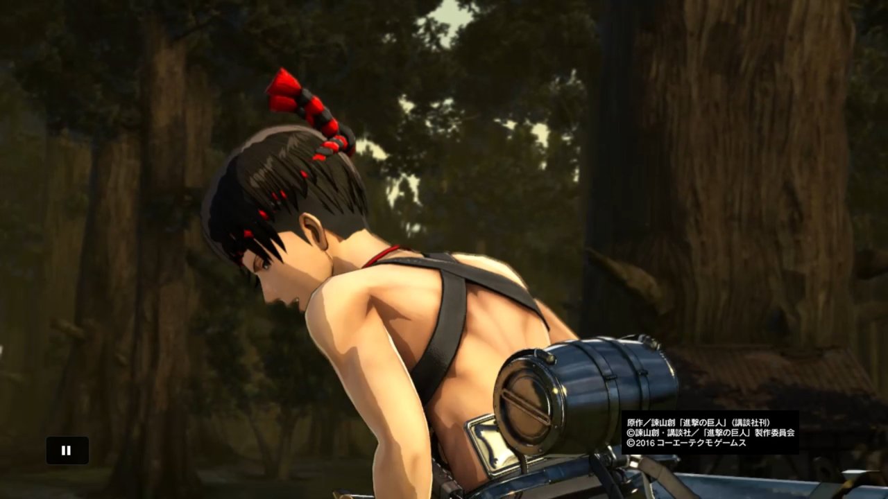   (￣ω￣ )  More from the Shingeki no Kyojin Playstation game!