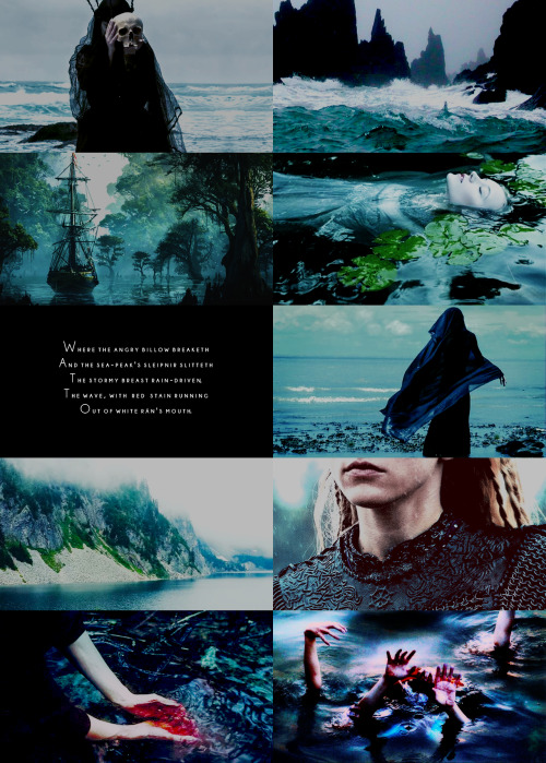 poor-atlas:Norse Mythology: RánRán is the Goddess of storms and the drowned dead.