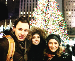 salvatore-vampire:  Nina Dobrev with her family in Washington and NYC (Dec, 2013)@paintaworld: