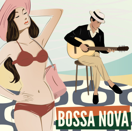 brazilwonders:  A suave, romantic style which started in the 1950s, bossa nova supplanted samba as the national music during much of the following decade. Typically, bossa nova is very mellow and laid-back, and very, very cool. In the early 1960s, bossa