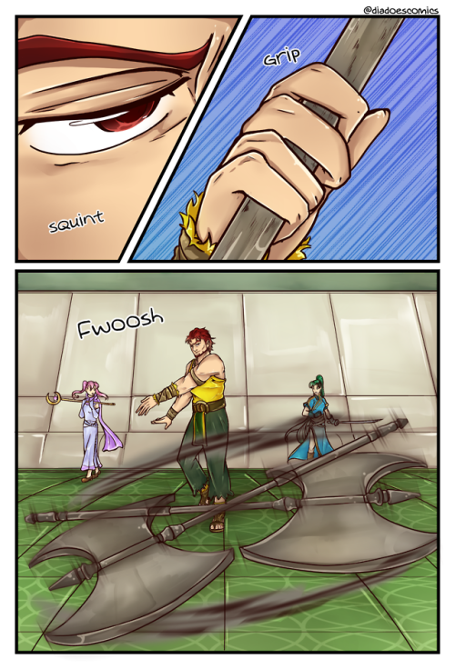 diadoescomics: Did you know that in fe7, tomahawks are basically really sharp boomerangs? This actu