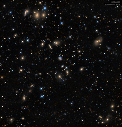 The Hercules Cluster of Galaxies [Image Credit: Howard Trottier] via /r/spaceporn ift.tt/32k