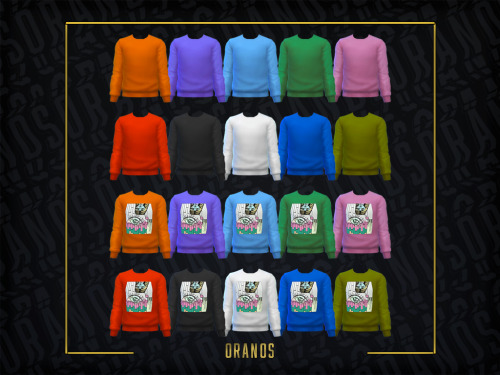 Sweater 01- New Mesh- 20 Colors- HQ mode compatible- Specular and Normal maps includedHope you like 