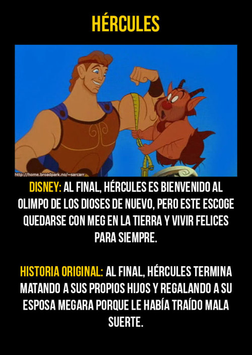 finofilipino:  Así eran las historias antes de que pasaran por los rodillos de arcoiris de Disney.  Vía